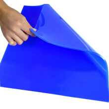 Manufacturer Blue Color Dust Control Silicone Washable Reusable Sticky Mat